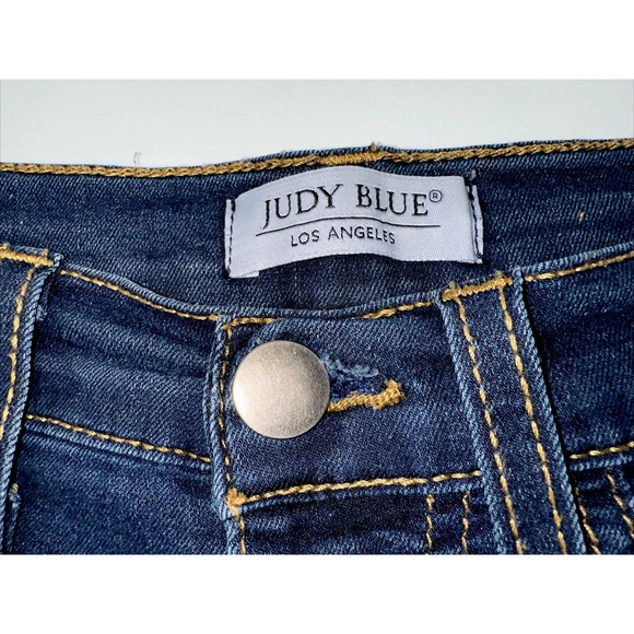 Judy Blue Jeans Womens 3/26 Stretch Denim Slim/skinny Leg Dark Wash - Picture 4 of 7
